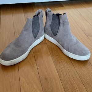 Vince Newlyn Chelsea high-top suede sneaker